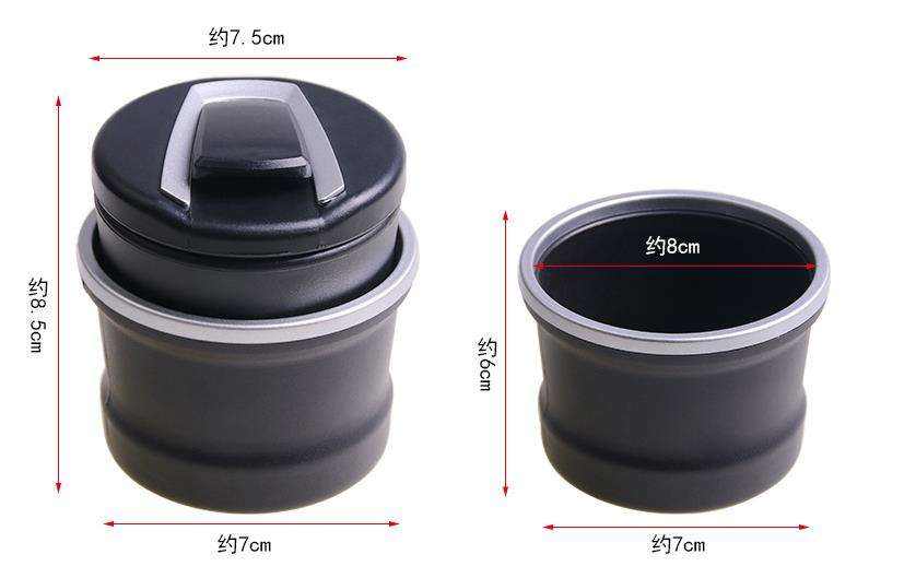 YFL YHG-09021 Universal Car Ashtray with LED Light - Guangzhou Yifei Blue Trading Co., Ltd.